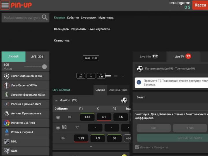 Букмекерская контора Pin-Up Bet Букмекерская контора Pin-Up Bet